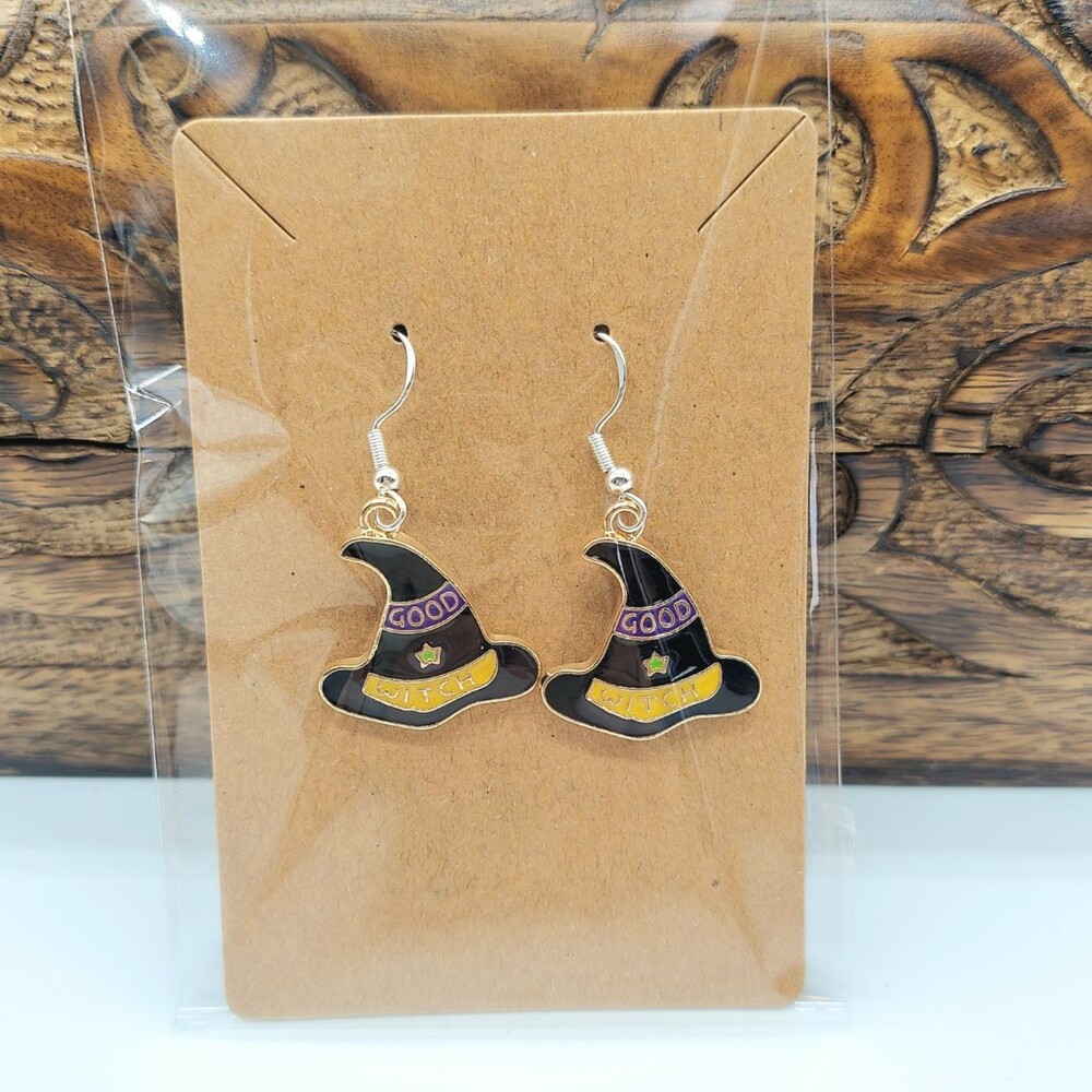 Good Witch Hat Earrings Halloween Earrings
